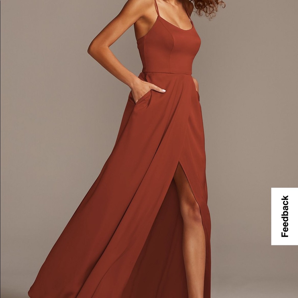 David’s bridal bridesmaid dress